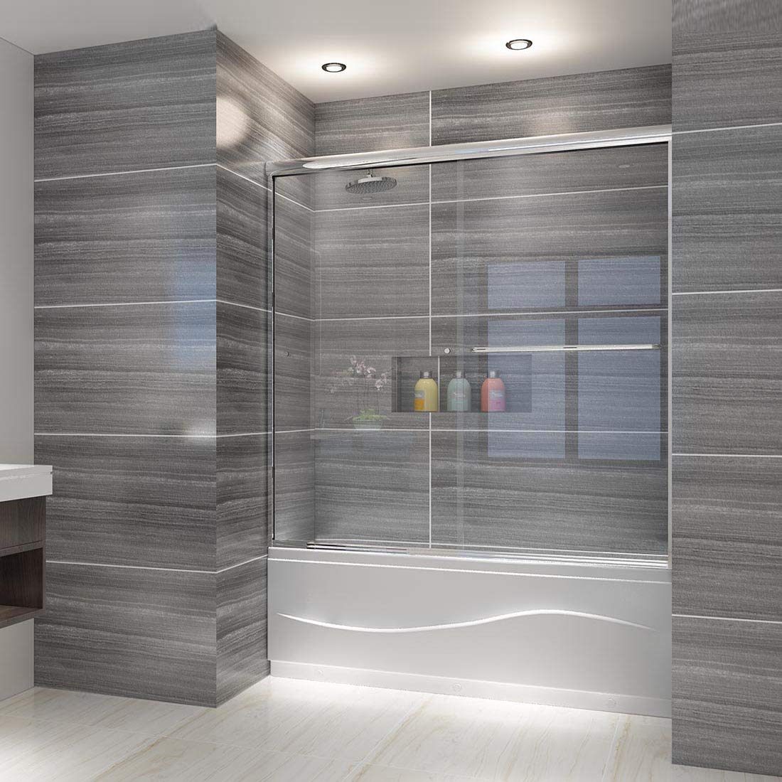 Double Sliding Bathtub